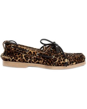 Golden Goose Boat Shoes - Brown