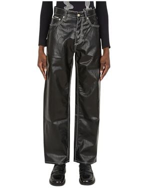 Eytys Leather Trousers - Black