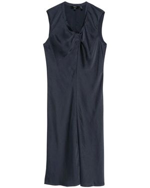 Theory Kleedjes ,Blauw ,Midi Kleedjes