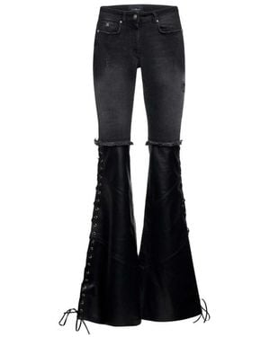 John Richmond Wide Trousers - Noir