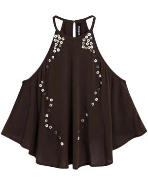 Desigual Tops ,Bruin ,Blu S_Bott