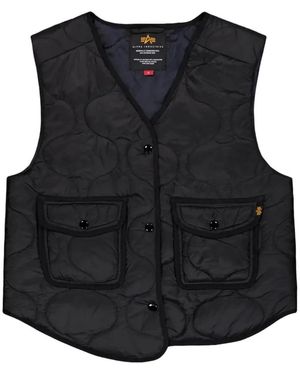 Alpha Industries Waistcoats - Black