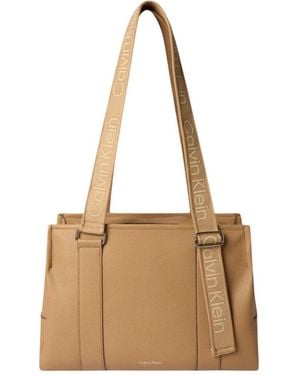 Calvin Klein Shoulder Bags - Brown