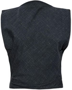 Christopher Esber Banyan Bias Top - Blau