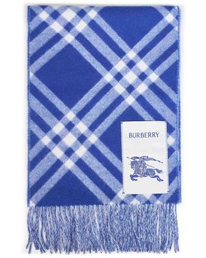 Burberry Winter Scarves - Blau