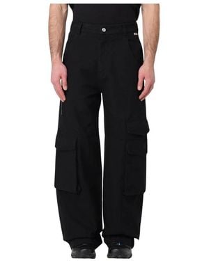 Gcds Wide Trousers - Zwart
