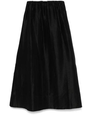 Mark Kenly Domino Tan Maxi Skirts - Noir