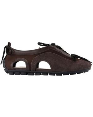 Simone Rocha Cutout Grip Trainers - Brown