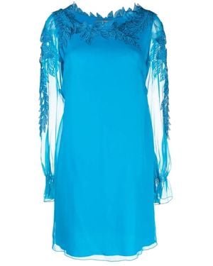 Alberta Ferretti Short Dresses - Blue