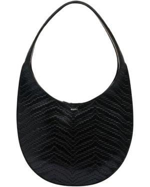 Coperni Tassen ,Bruin ,Leer Medium Soft Swipe Bag - Zwart