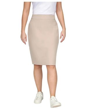 2-Biz Midi Skirts - Neutro