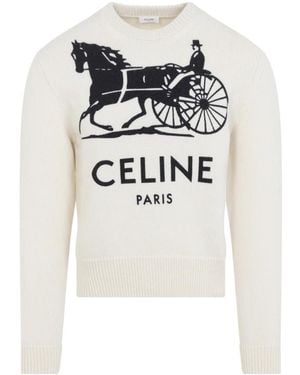 Celine Cashmere Knitwear - White
