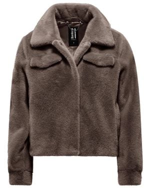 Bomboogie Faux Fur & Shearling Jackets - Brown