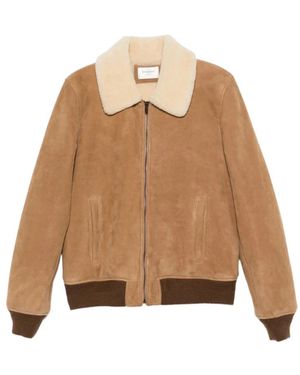 Saint Laurent Faux Fur & Shearling Jackets - Brown