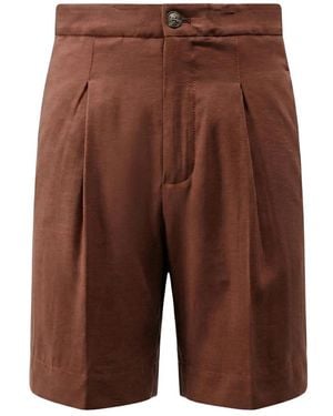 Hevò Casual Shorts - Marrón