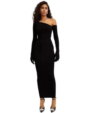 Jean Paul Gaultier Midi Dresses - Black