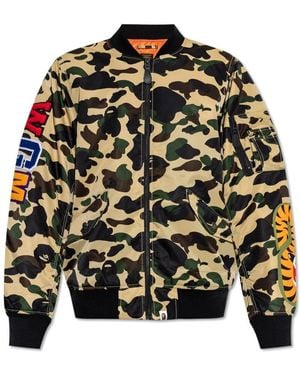 A Bathing Ape Jacke Mit Moro-Muster - Schwarz