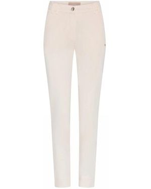GUSTAV Slim-Fit Trousers - Blanco