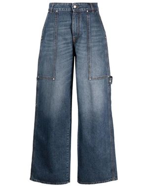 Stella McCartney Wide Jeans - Azul