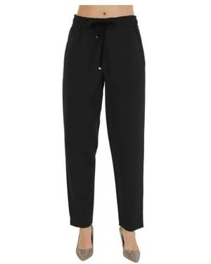 Marella Wide Trousers - Black