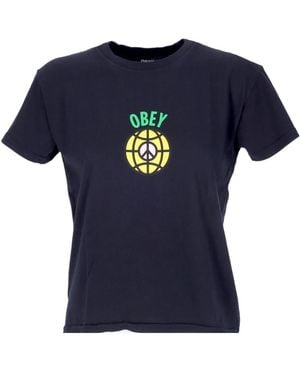Obey T-Shirts - Blue