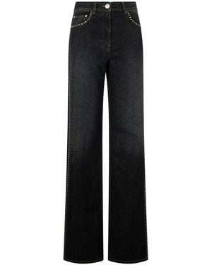 Versace Wide Jeans - Noir
