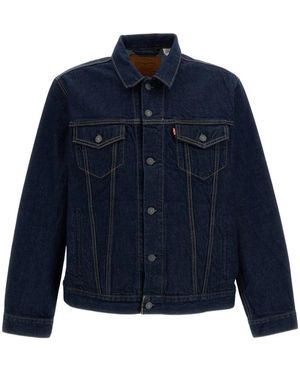 Levi's Jassen ,Blauw ,Denim Trucker Denim Jacket