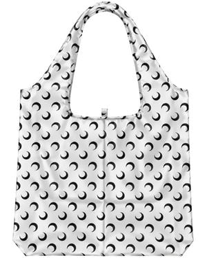 Marine Serre Tote Bags - Blanco