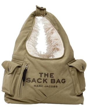 Marc Jacobs Tassen ,Groen ,Katoen Schoudertassen - Metallic