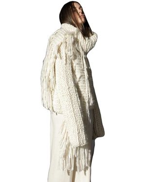 SMINFINITY Winter Scarves - Blanc