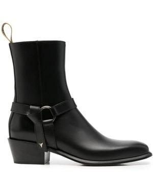 Fendi Double O Ankle Boots - Schwarz