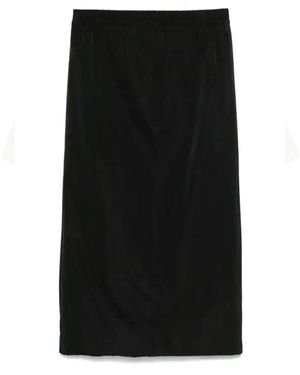 Carven Rokken ,Zwart ,Sk 142 Skirt Long