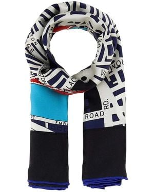 Burberry Silky Scarves - Blu