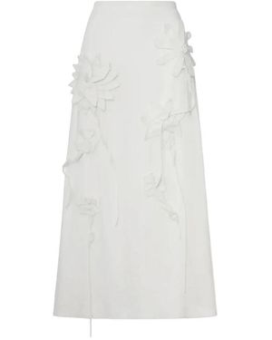 FARM Rio Midi Skirts - Blanco