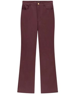 Marciano Leather Trousers - Morado