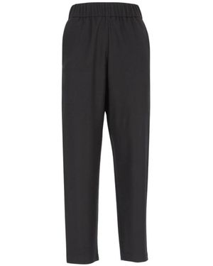 Barena Tapered Broeken - Zwart