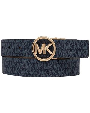 Michael Kors Gürtel Mit Logo-Charm-Schnalle - Blau