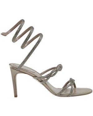 Rene Caovilla High Heel Sandals - Metallic