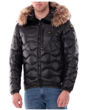 Blauer Winter Jackets - Negro
