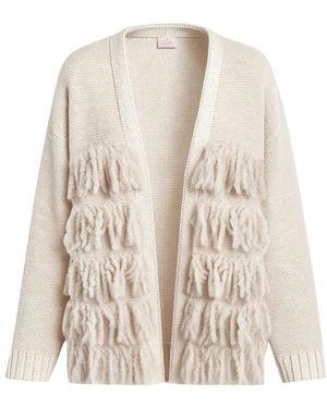 Marella Truien & Vesten ,Wol Cardigan - Naturel
