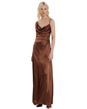 Relish Kleedjes ,Bruin ,Menochet 2959 Gown