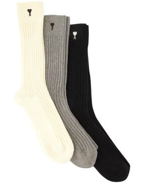 Ami Paris Socks - Black