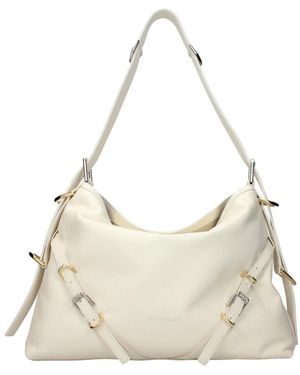 Givenchy Tassen ,Leer Medium Voyou Schoudertas - Naturel