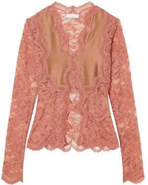 Rabanne Tops ,Bruin ,Tops - Roze