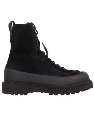 Stone Island Lace-Up Boots - Black