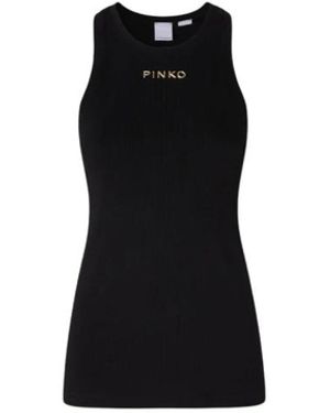 Pinko Sleeveless Tops - Negro