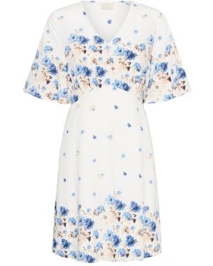 Kaffe Kurzes Kleid - Blau