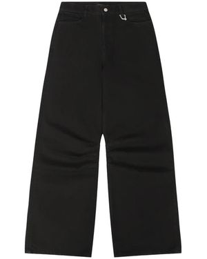 HELIOT EMIL Wide Jeans - Nero