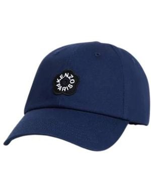 KENZO Boke Flower 2.0 Bestickte Kappe - Blau