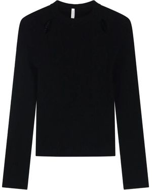 Imperial Round-Neck Knitwear - Negro